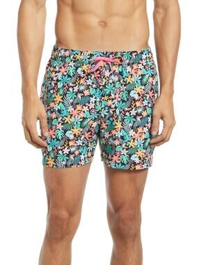 Chubbies Men's Classic 5.5" Swim Trunks, Medium , Bloomerangs